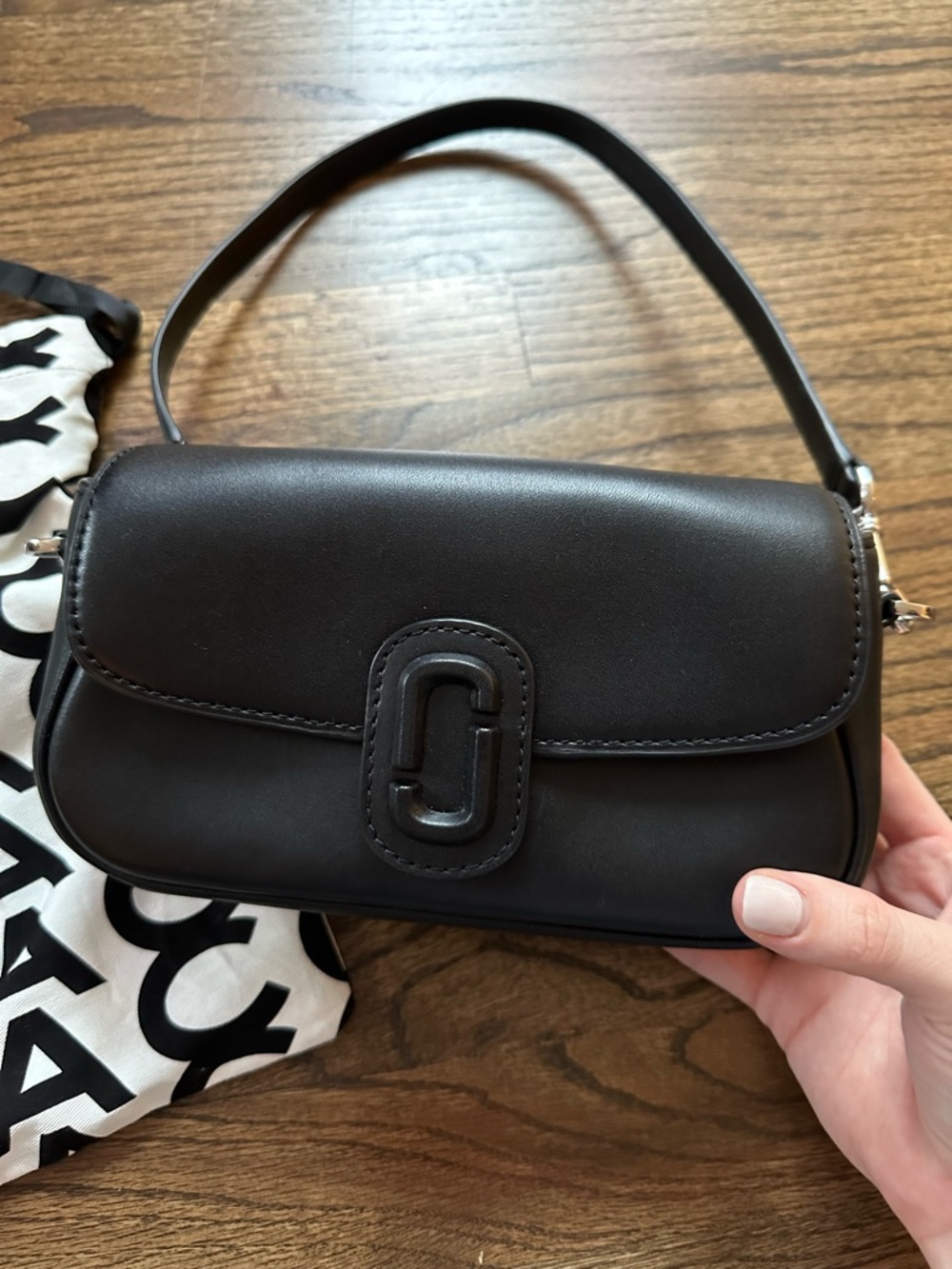Marc Jacob’s Crossbody Bag with Chain Accent - Picture 2 of 3